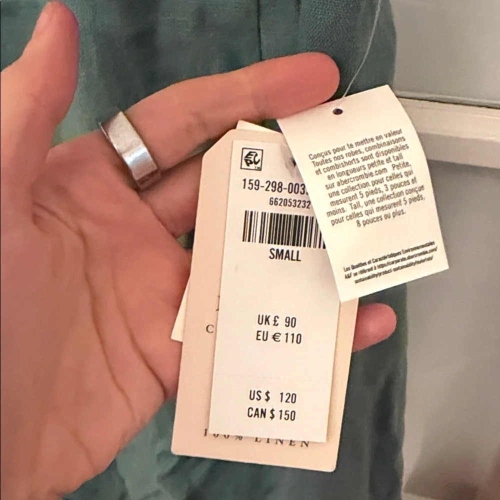 Abercrombie & Fitch Seafoam Midi Dress Sundress - Picture 9 of 12